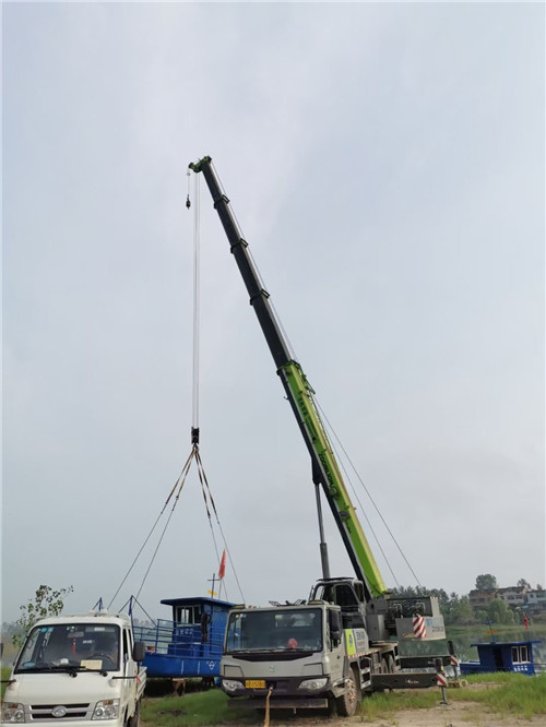 尤溪县桥梁建设吊装案例